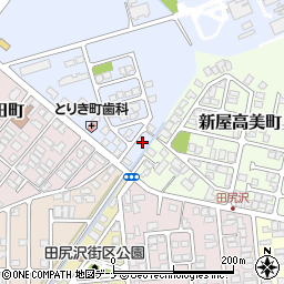 秋田県秋田市新屋鳥木町4-57周辺の地図