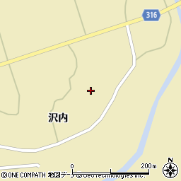 秋田県大仙市協和船岡沢内699周辺の地図
