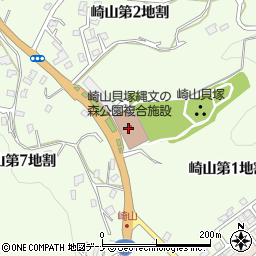 崎山公民館周辺の地図