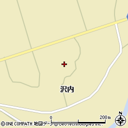 秋田県大仙市協和船岡沢内683周辺の地図