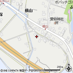秋田県秋田市仁井田横山126-1周辺の地図