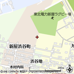 秋田県秋田市新屋渋谷町周辺の地図