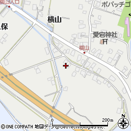 秋田県秋田市仁井田横山126周辺の地図