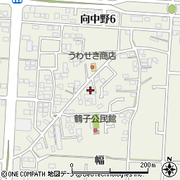 岩手県盛岡市向中野鶴子6-2周辺の地図