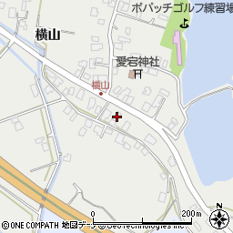 秋田県秋田市仁井田横山110周辺の地図