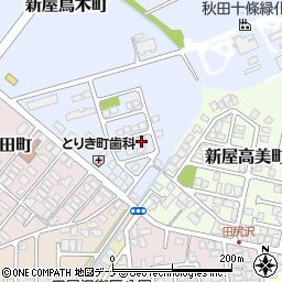 秋田県秋田市新屋鳥木町4-31周辺の地図