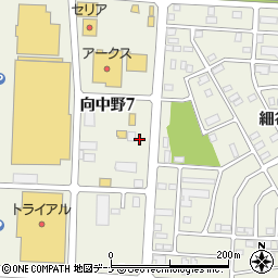 盛岡向中野郵便局 ＡＴＭ周辺の地図