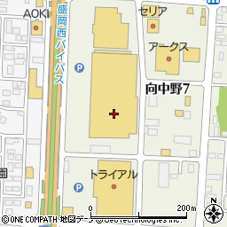 ペットコミュニティープラザ盛南店周辺の地図