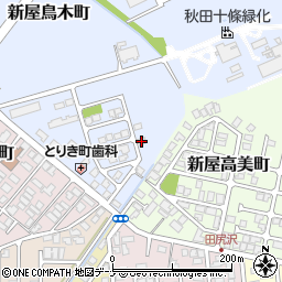 秋田県秋田市新屋鳥木町4-63周辺の地図