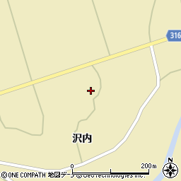 秋田県大仙市協和船岡沢内680周辺の地図