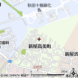 秋田県秋田市新屋高美町3周辺の地図