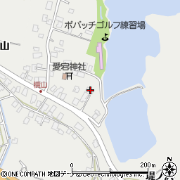 秋田県秋田市仁井田横山88周辺の地図
