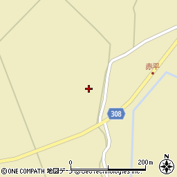 秋田県秋田市河辺赤平中村周辺の地図
