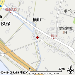 秋田県秋田市仁井田横山129周辺の地図