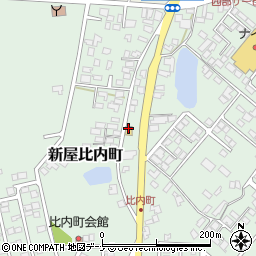 ローソン秋田新屋比内町店周辺の地図