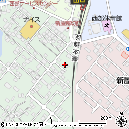 秋田県秋田市新屋比内町20周辺の地図