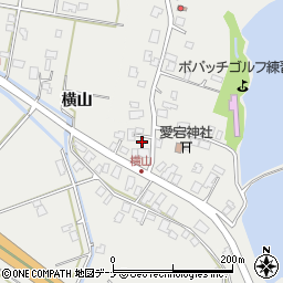 秋田県秋田市仁井田横山74周辺の地図