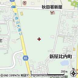 秋田県秋田市新屋比内町6周辺の地図