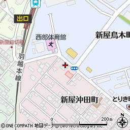 北日本ウエスターン商事秋田支店周辺の地図