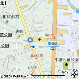岩手三菱自動車販売　もりおか仙北店周辺の地図