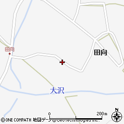 秋田県仙北市田沢湖生保内田向191周辺の地図