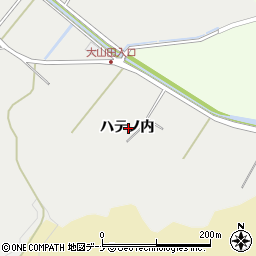秋田県秋田市上北手猿田ハテノ内周辺の地図