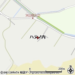 秋田県秋田市上北手猿田（ハテノ内）周辺の地図