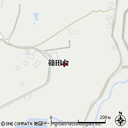 秋田県秋田市上北手猿田篠田台17-3周辺の地図