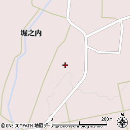 秋田県仙北市西木町小山田周辺の地図