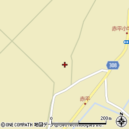 秋田県秋田市河辺赤平（野崎）周辺の地図