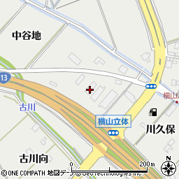 秋田県秋田市仁井田中谷地118周辺の地図