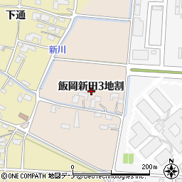 岩手県盛岡市飯岡新田３地割周辺の地図