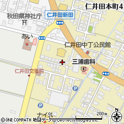 ホワイト急便　仁井田・本町店周辺の地図