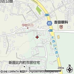 秋田県秋田市新屋比内町8周辺の地図