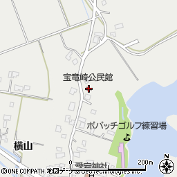 宝竜崎公民館周辺の地図