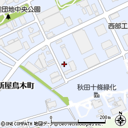 秋田県秋田市新屋鳥木町1-197周辺の地図