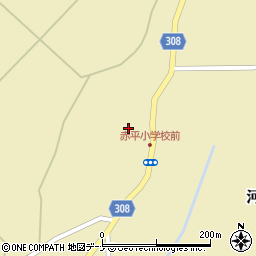 秋田県秋田市河辺赤平小曽根周辺の地図