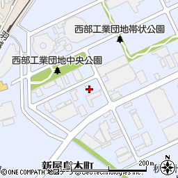 秋田県秋田市新屋鳥木町1-74周辺の地図