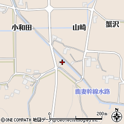 岩手県盛岡市上鹿妻山崎周辺の地図