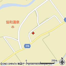 秋田県大仙市協和船岡中庄内道ノ下周辺の地図