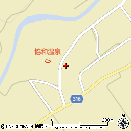 秋田県大仙市協和船岡中庄内道ノ下39周辺の地図
