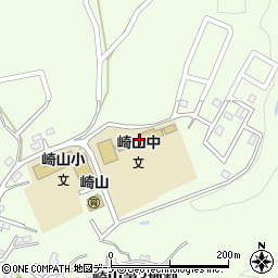 宮古市立崎山中学校周辺の地図