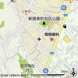 秋田県秋田市新屋表町11-20周辺の地図