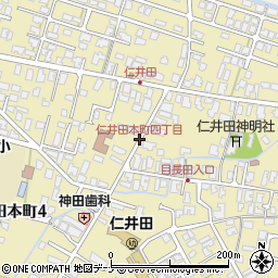 仁井田本町四丁目周辺の地図