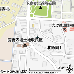 岡田電気産業株式会社　盛岡営業所周辺の地図