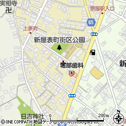 秋田県秋田市新屋表町11-57周辺の地図