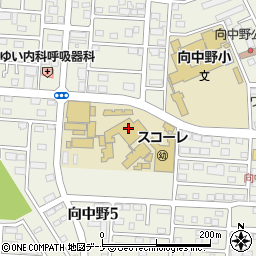盛岡スコーレ高等学校　桐花寮周辺の地図