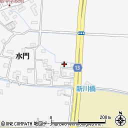 岩手県盛岡市本宮水門56-1周辺の地図