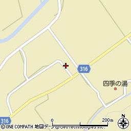 秋田県大仙市協和船岡（庄内道ノ下）周辺の地図