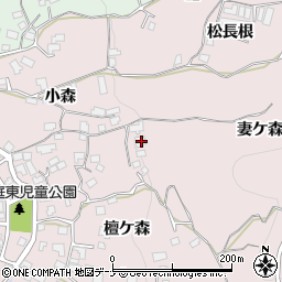 岩手県盛岡市東安庭檀ケ森2周辺の地図